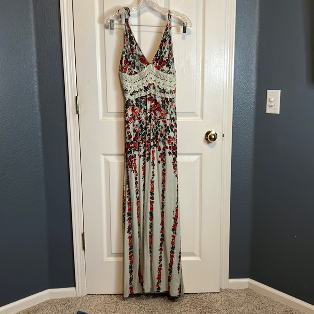 Free People floral maxi dress